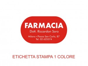 Etichette adesive per farmacie e parafarmacie (mm 36x21) (cod. 34P)